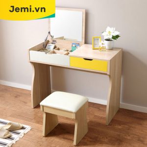 Bàn Trang Điểm Xám Xanh, Bàn Trang Điểm Màu Sắc Tươi Sáng, Bàn Trang Điểm Lâm Lâm BTDLL